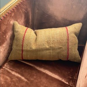Woven Textile Lumbar Pillow